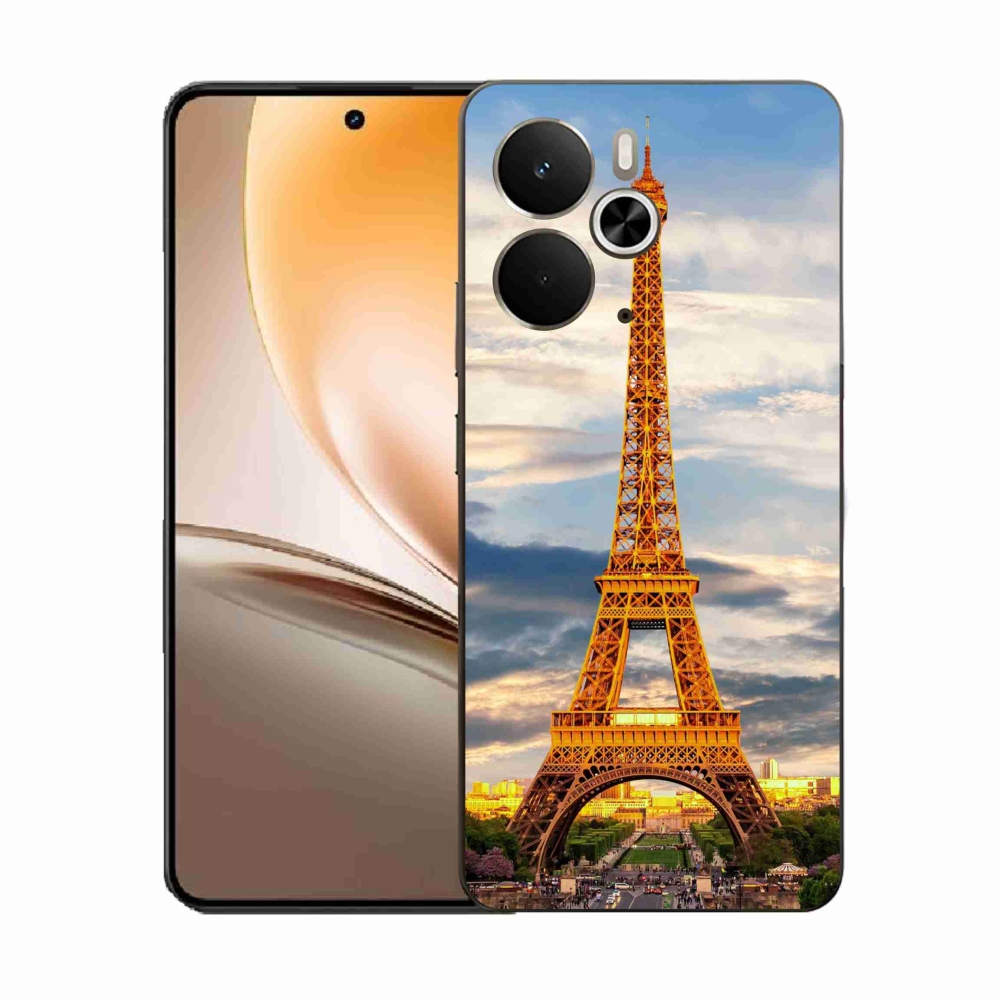 Gél borító mmCase a Realme 14 5G készülékhez - eiffel torony 3