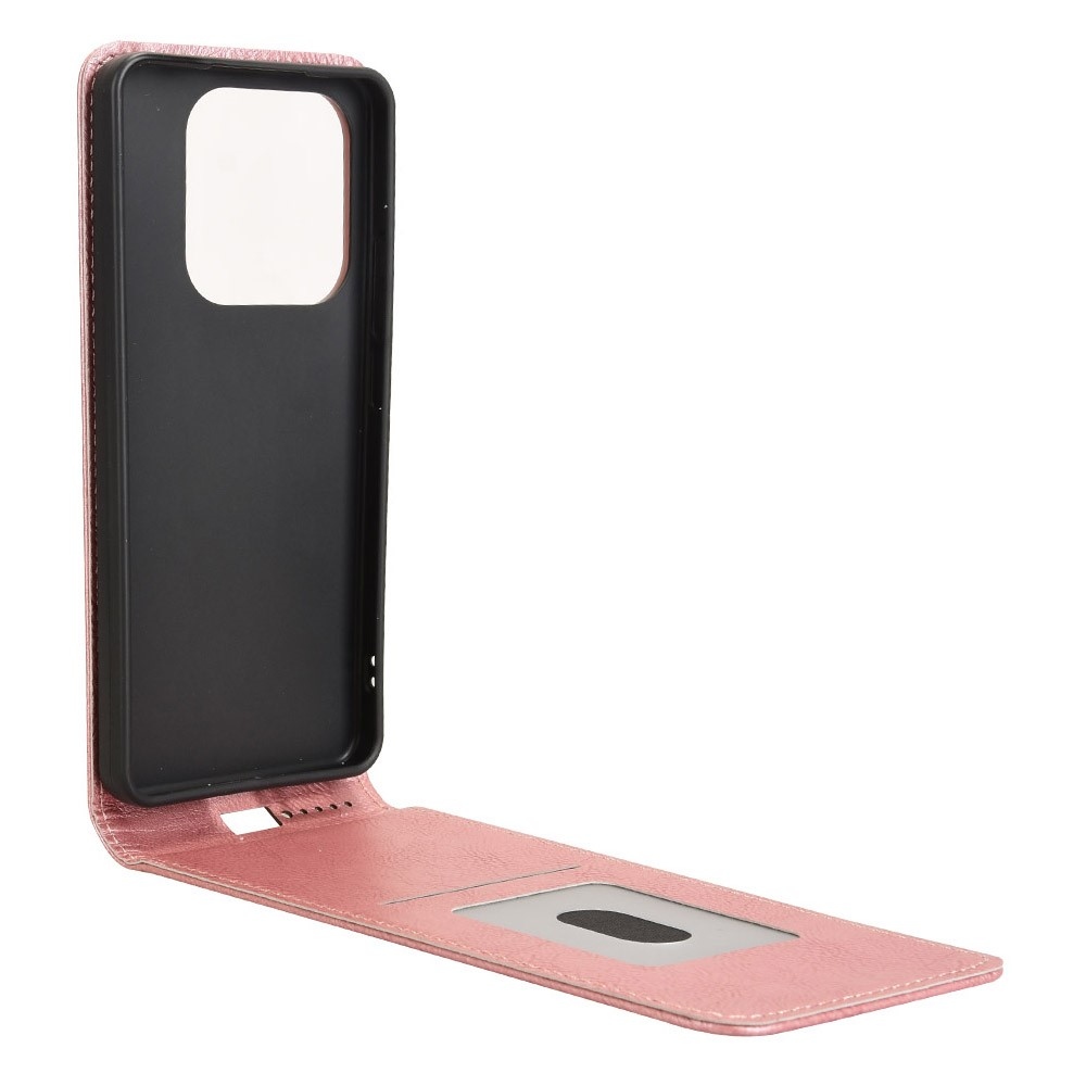 Vert flip tok Xiaomi Redmi Note 14 5G - rózsaarany színben