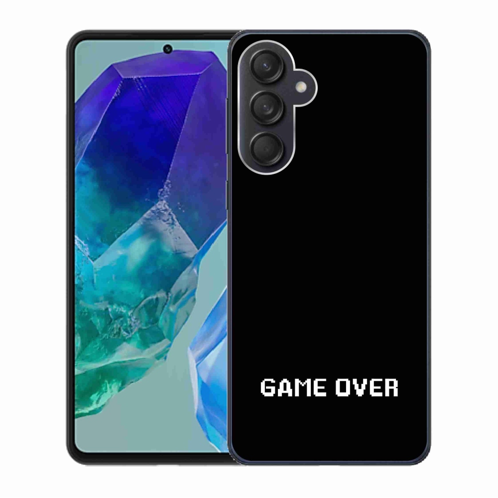 Gél borító mmCase Samsung Galaxy M55 5G - játék fekete háttérrel
