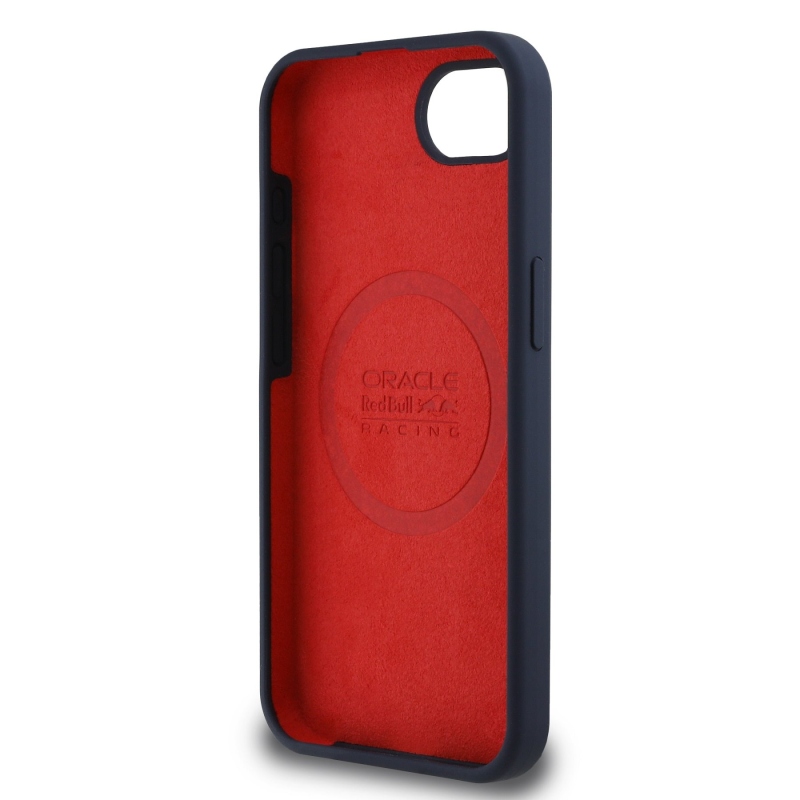 Red Bull szilikon Powerbar MagSafe hátlap iPhone 16e-hez Navy színű szilikon Powerbar MagSafe hátlap
