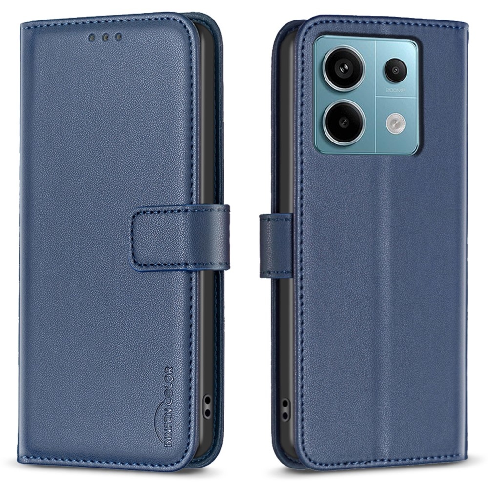BNF könyvtáska Xiaomi Redmi Note 13 Pro 4G/Poco M6 Pro - kék