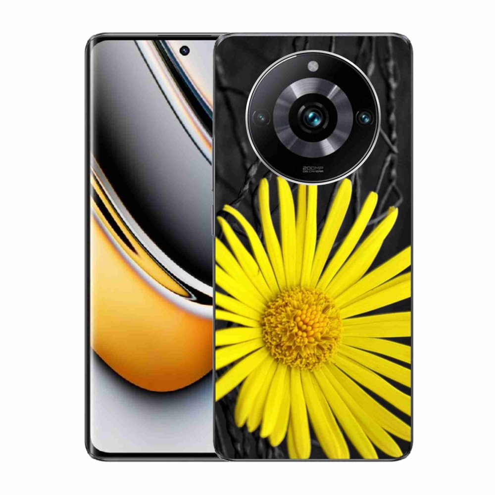 Gél védőhuzat mmCase a Realme 11 Pro/11 Pro+ készülékhez - sárga virág