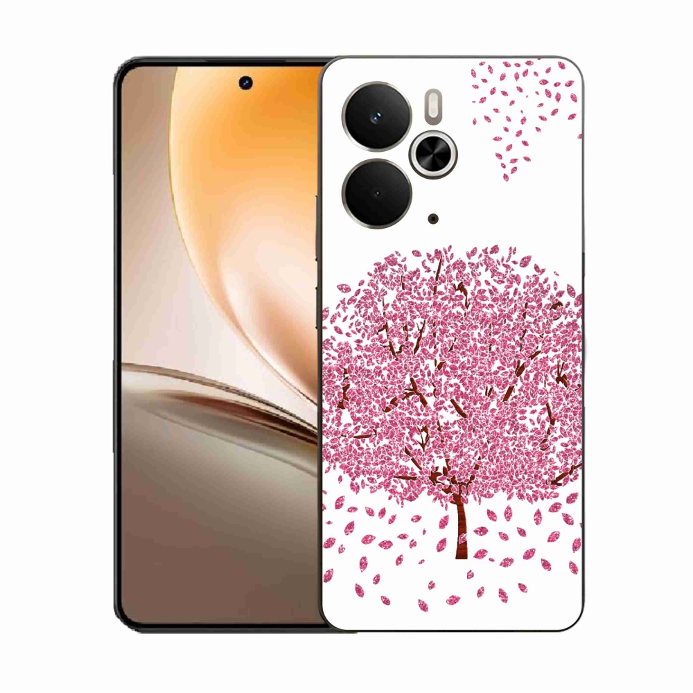 Gél borító mmCase a Realme 14 5G készülékhez - rajzfilmfa levelekkel