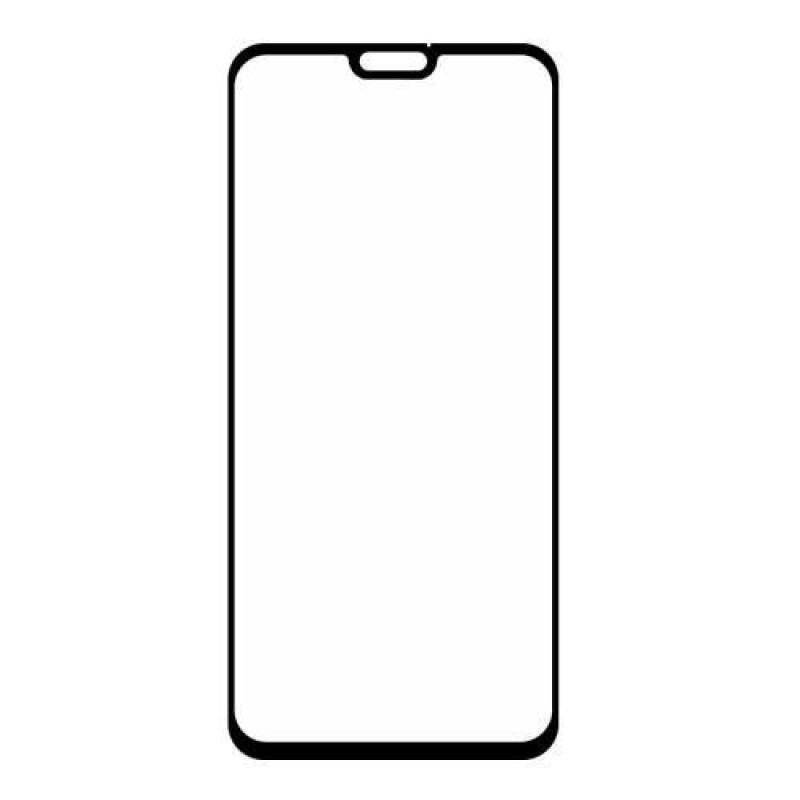 HTF teljes képernyős edzett üveg fekete szegéllyel a Honor 8X-en
