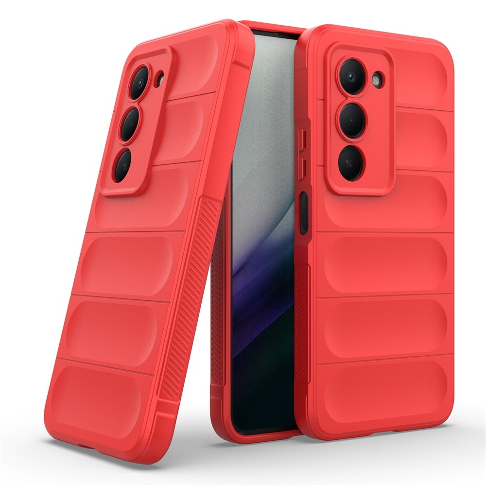 Rugg tartós zselés tok Xiaomi Redmi 15 4G (171mm) - piros