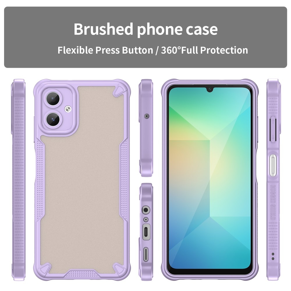 Fagyasztott tartós borítás Samsung Galaxy A06 4G készülékhez - lila