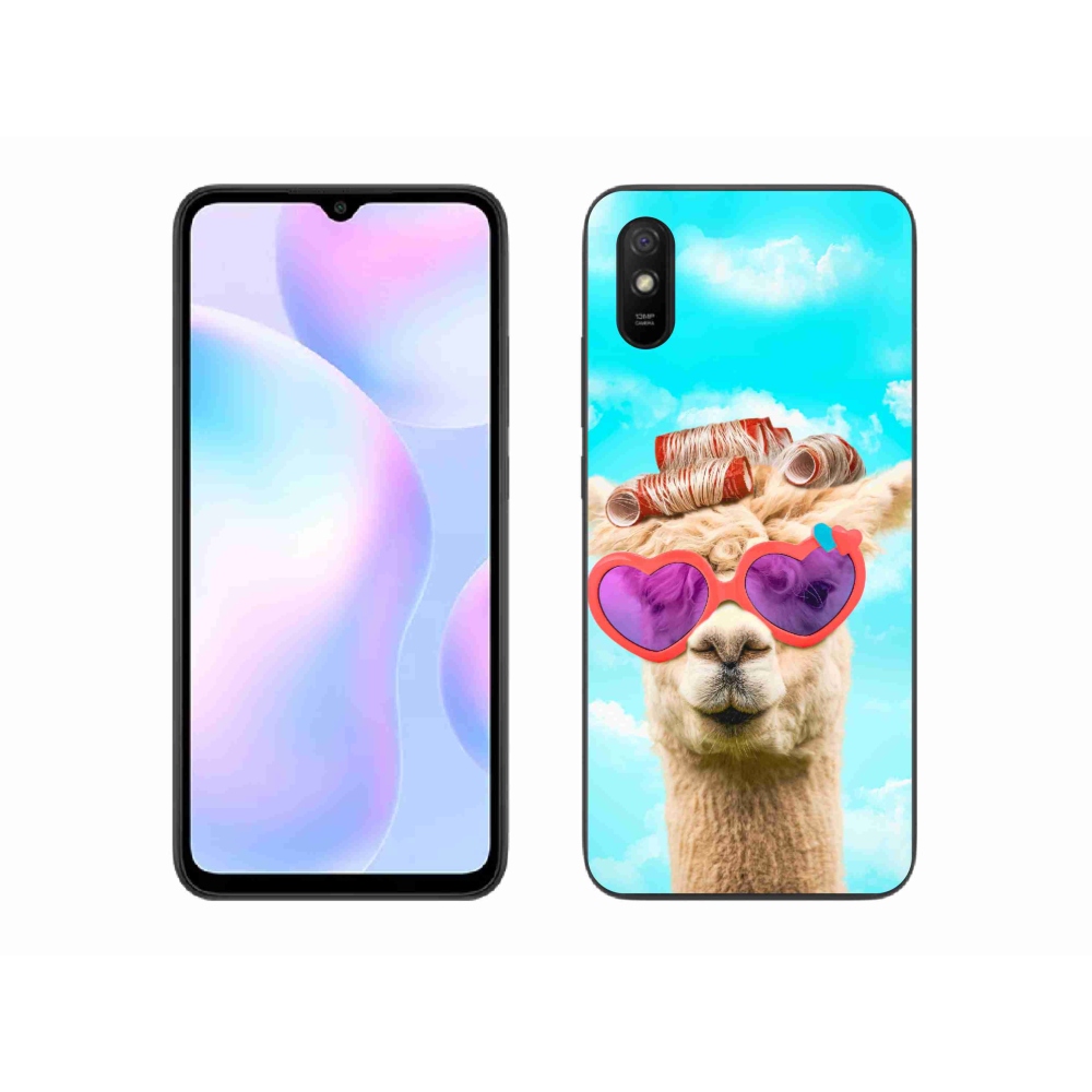 Gél borítás mmCase a Xiaomi Redmi 9A számára - szemüveges láma