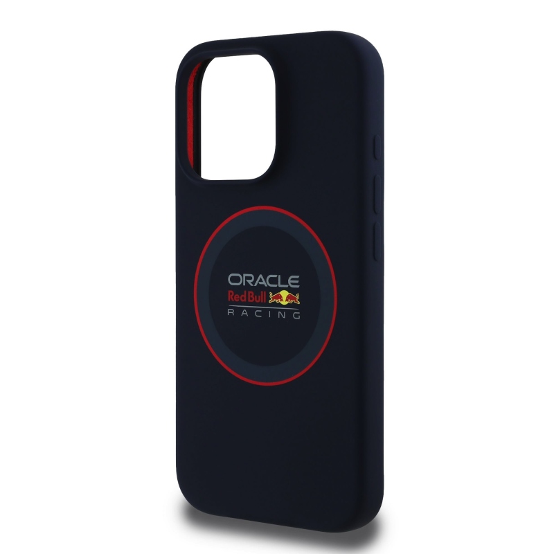 Red Bull szilikon Red Ring MagSafe hátlap iPhone 15 Pro tengerészgyalogoshoz