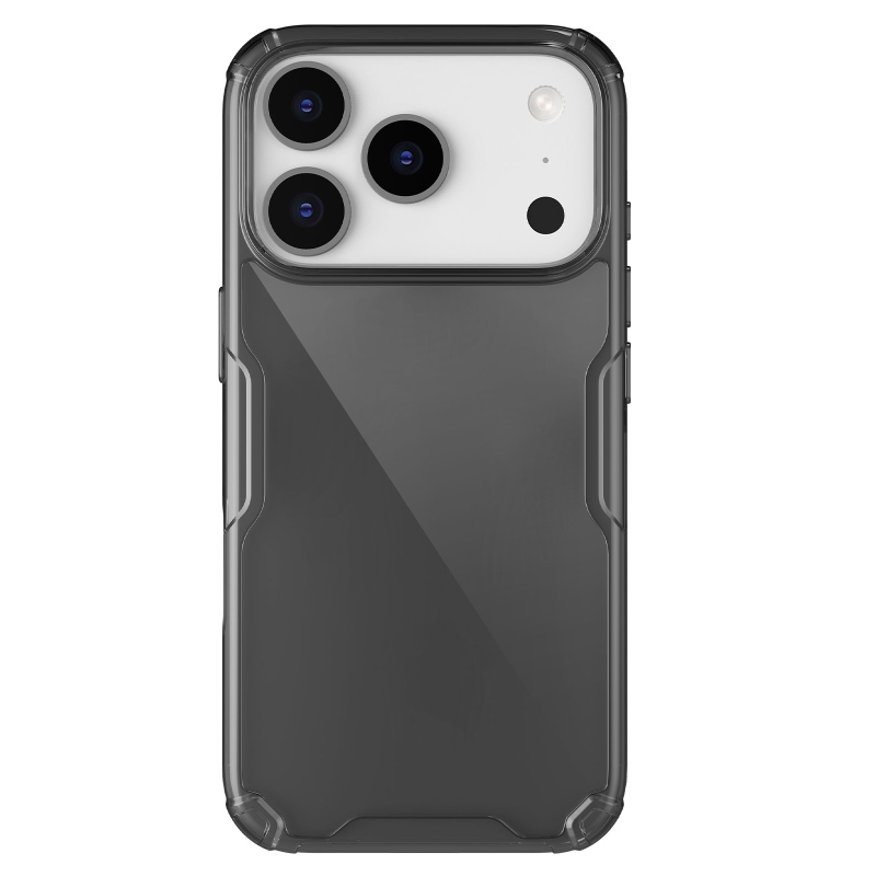 Nillkin Nature TPU PRO borító Apple iPhone 17 Pro átlátszó fekete
