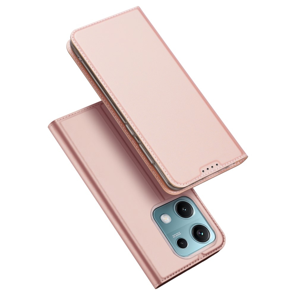 DUX könyv tok Xiaomi Redmi Note 14S-hez - rózsaarany színben