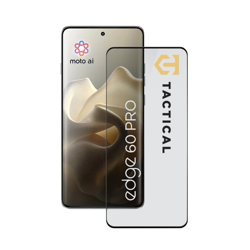 Tactical Glass Shield 5D üveg a Motorola Edge 60 Pro fekete készülékhez