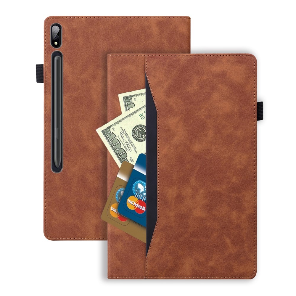 Üzleti táblagép tok Lenovo Tab P12 Pro - barna