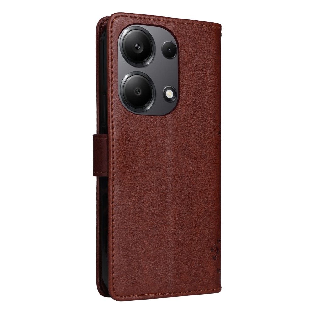 Fák könyv tokja Xiaomi Redmi Note 13 Pro 4G/Poco M6 Pro - barna