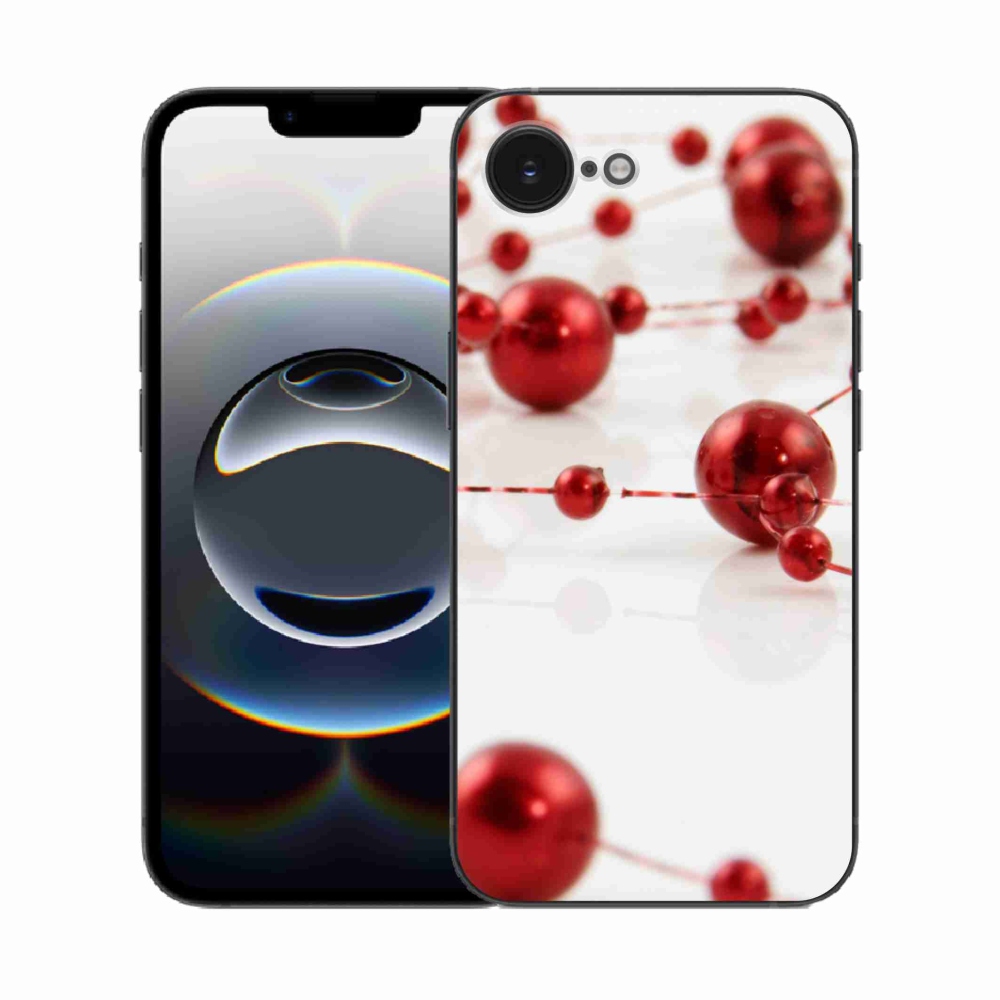 Gél borítás mmCase iPhone 16e készülékhez - karácsonyi lánc
