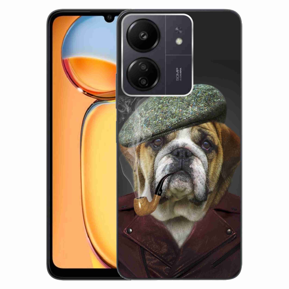 Gél borítás mmCase a Xiaomi Poco C65/Redmi 13C - kutya csővel