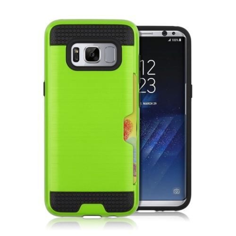 Hibrid 3in1 tartós tok Samsung Galaxy S8 Plus készülékhez - zöld