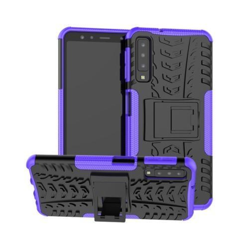 Hibrid tartós borítás Samsung Galaxy A7 (2018) - lila