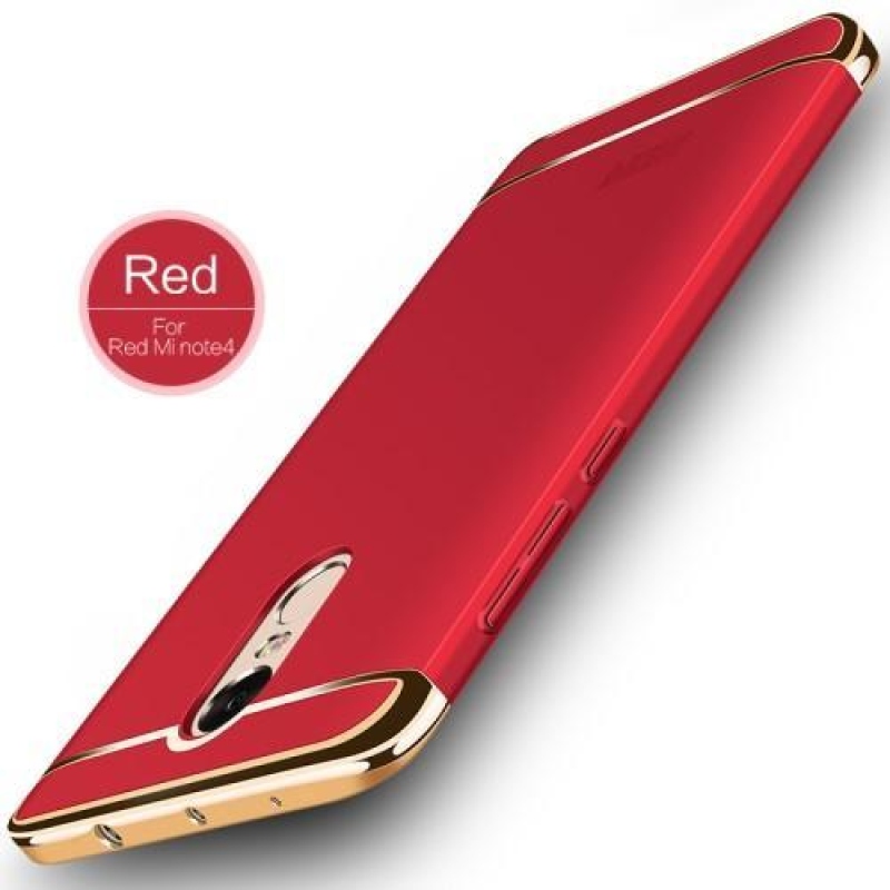 Hibrid 3in1 tartós tok a Xiaomi Redmi Note 4X-hez - piros színű