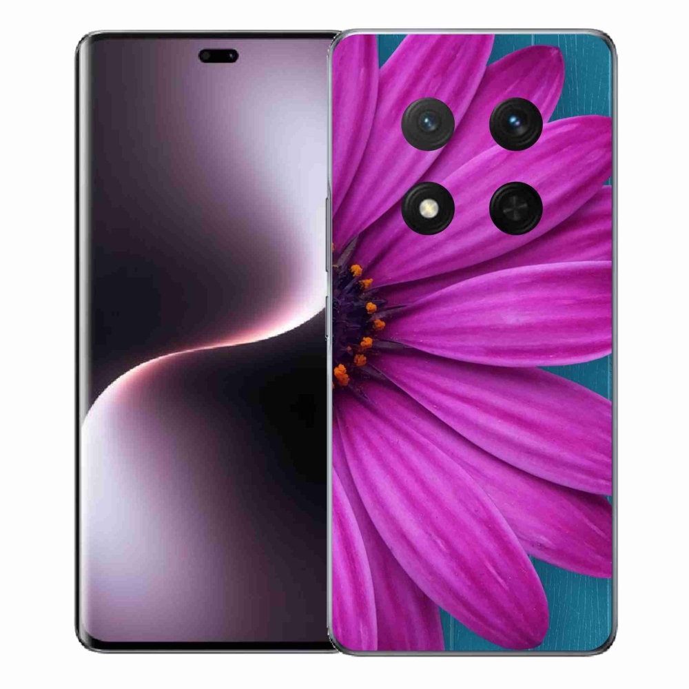 Zselés borítás mmCase a Honor Magic 7 Lite 5G készülékhez - lila margaréta