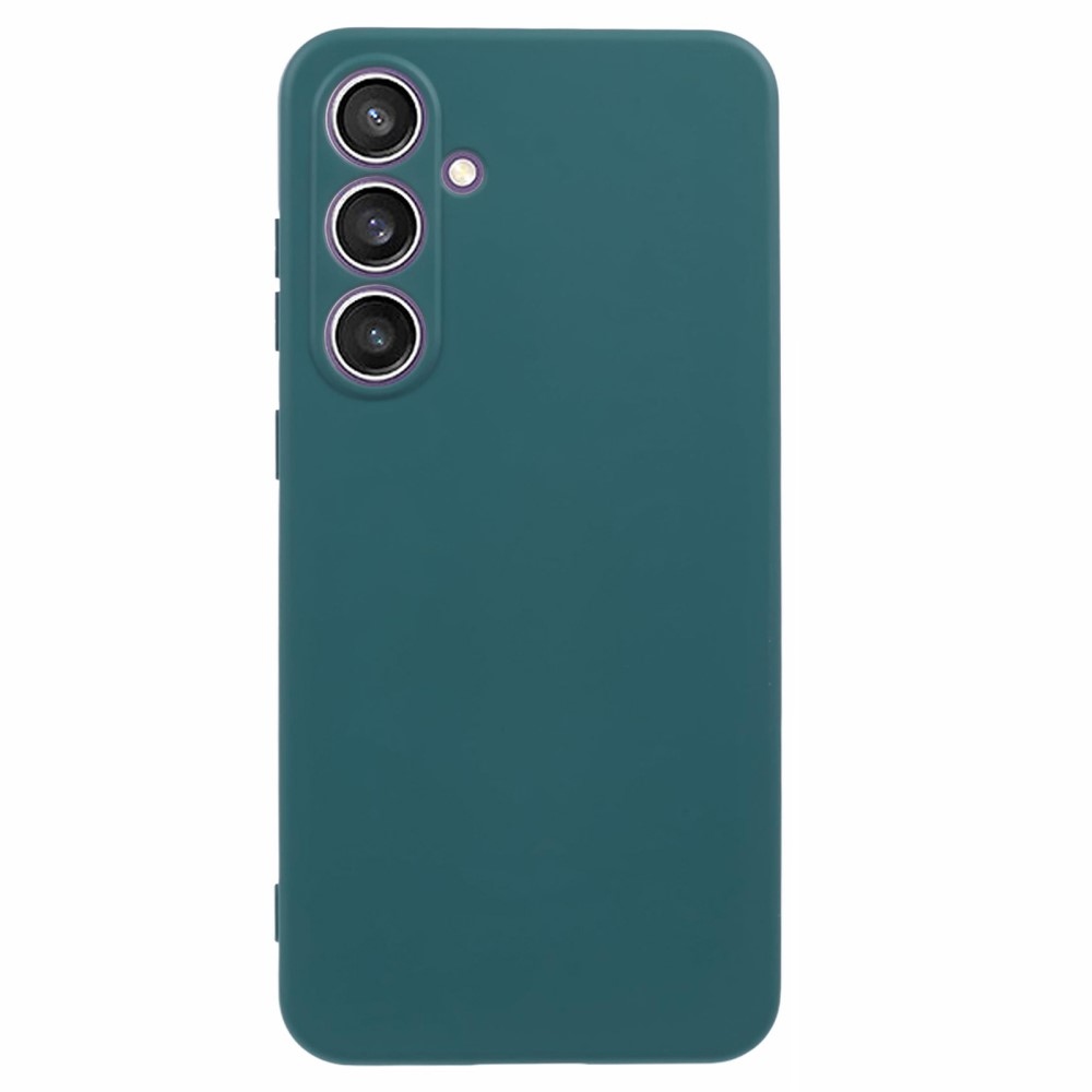 Gél tok Samsung Galaxy S24 FE készülékhez - sötétzöld