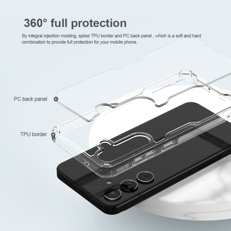 Nillkin Nature TPU PRO Cover for Samsung Galaxy S24 átlátszó