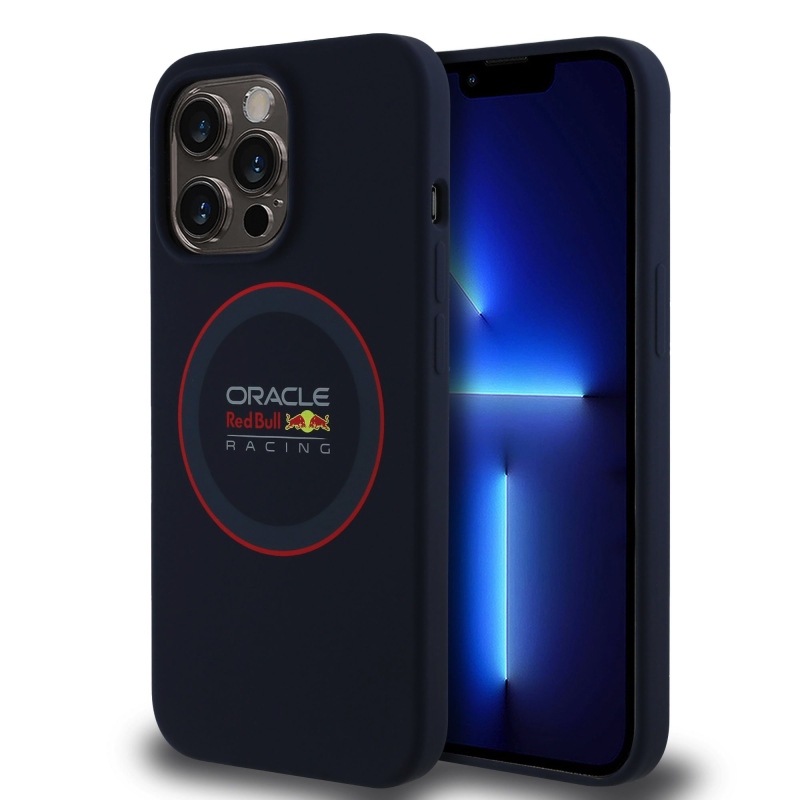 Red Bull szilikon Red Ring MagSafe hátlap iPhone 13 Pro tengerészgyalogsághoz