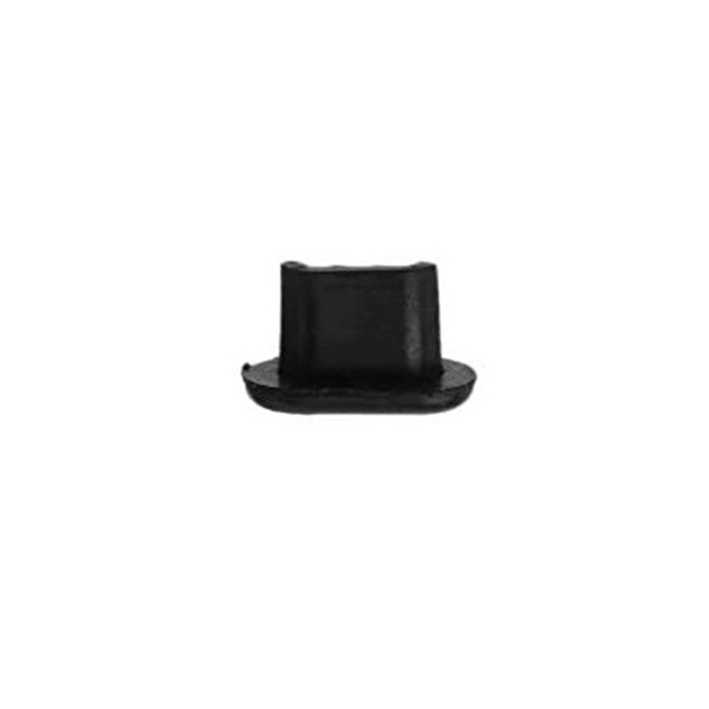 Szilikon porvédő sapka micro USB porthoz / Villám - fekete