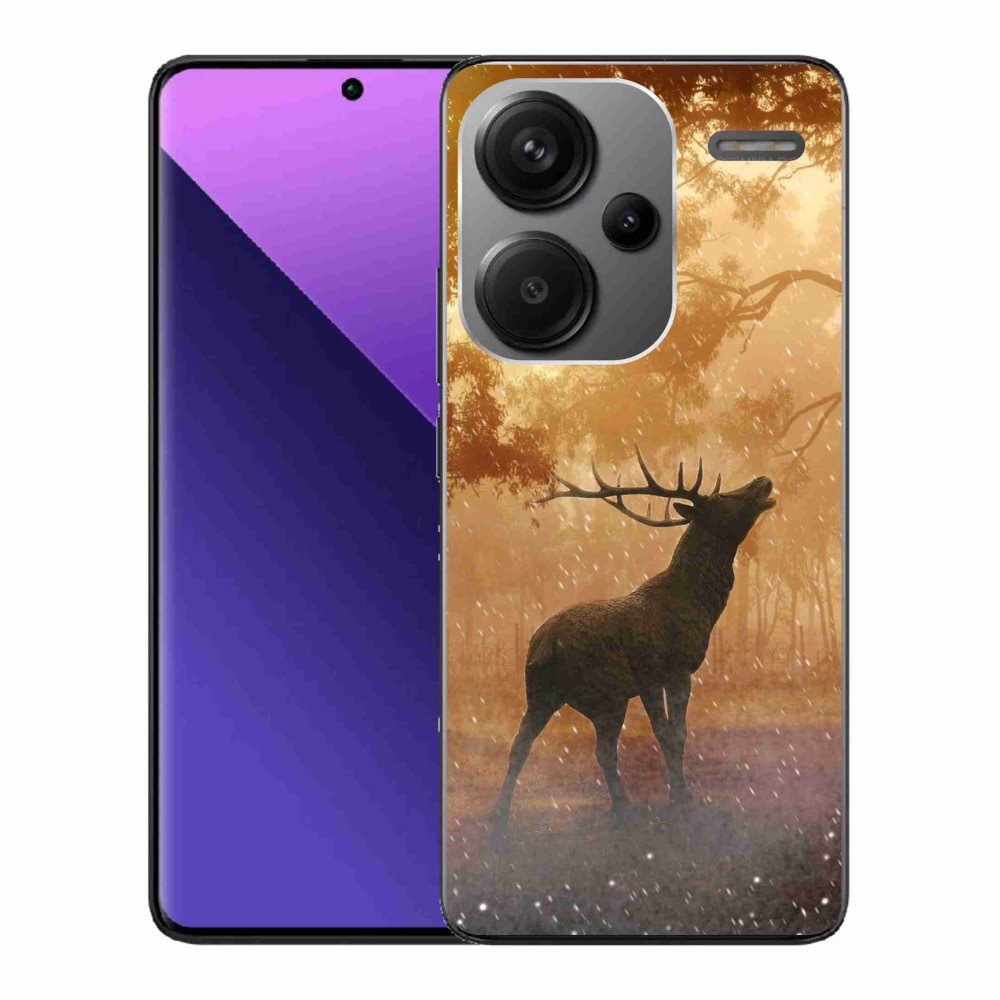 Zselés borítás mmCase a Xiaomi Redmi Note 13 Pro+ 5G számára - szarvas a vadászaton