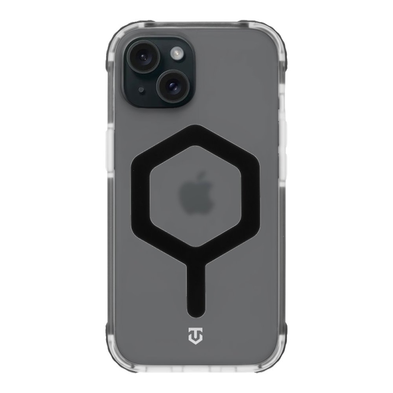 Tactical MagForce hatszögletű borító Apple iPhone 15 T-fekete készülékhez