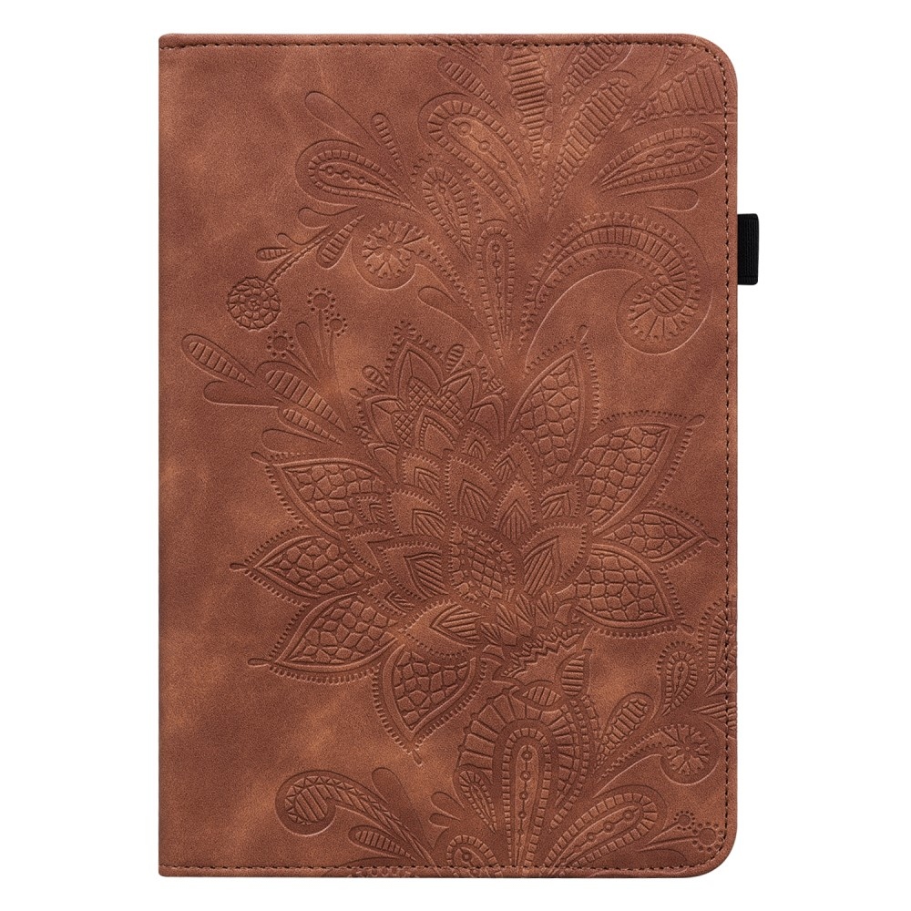 Virágos tok Lenovo Tab M8 4. generációs (2024) Lenovo Tab M8 4. generációs (2024) - barna
