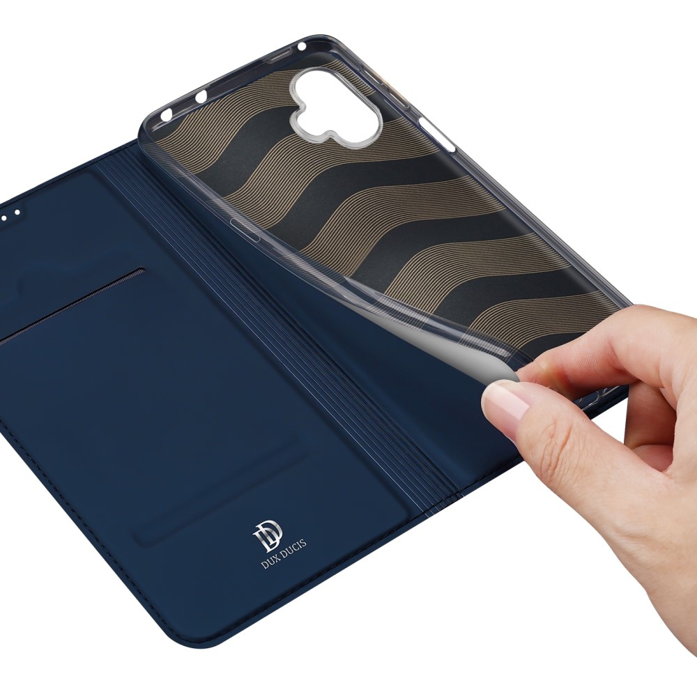 DUX könyvtáska Samsung Galaxy Xcover 7 Pro készülékhez - sötétkék