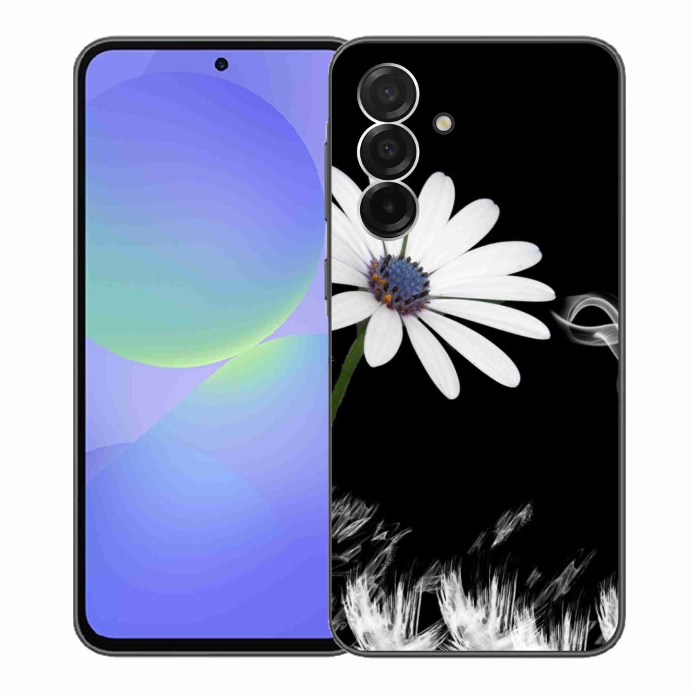 Gél védőhuzat mmCase Samsung Galaxy A36 5G - fehér virág
