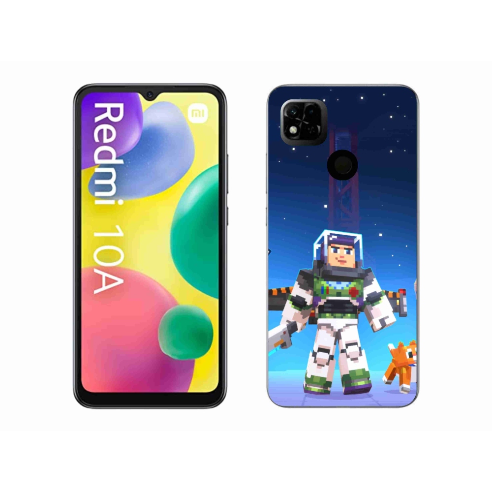 Gél borítás mmCase a Xiaomi Redmi 10A számára - minecraft 2