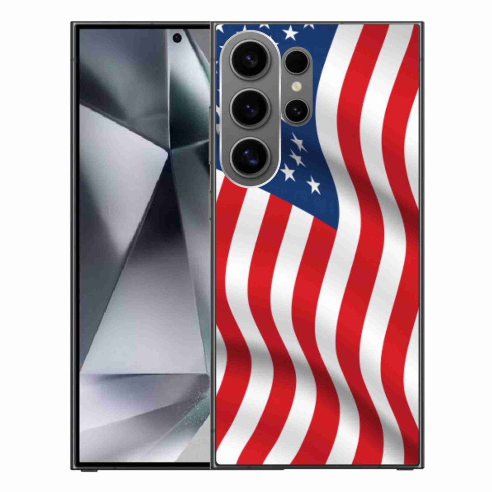 Gél védőhuzat mmCase Samsung Galaxy S24 Ultra - amerikai zászlóhoz