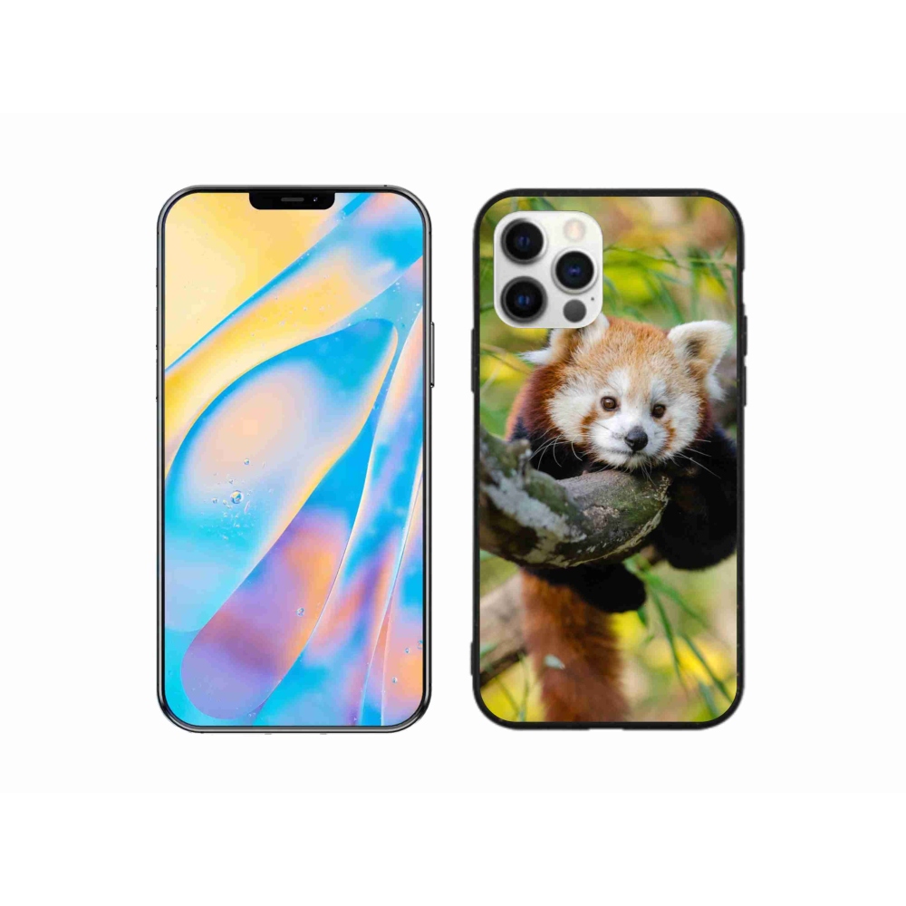 Zselés borítás mmCase iPhone 12 készülékhez - pandavörös