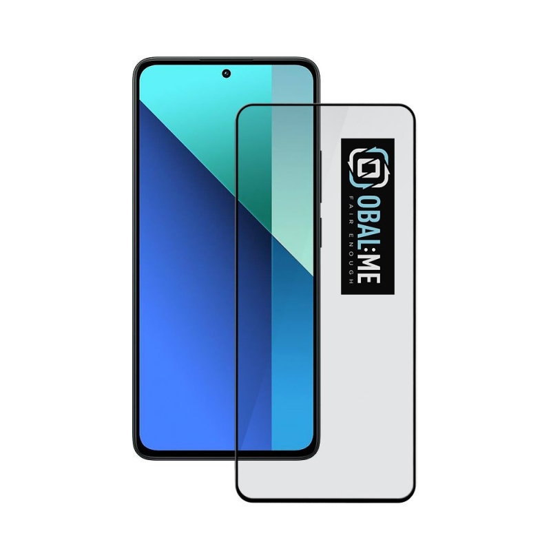 CSOMAG:ME 5D edzett üveg Xiaomi Redmi Note 13 4G/5G Fekete