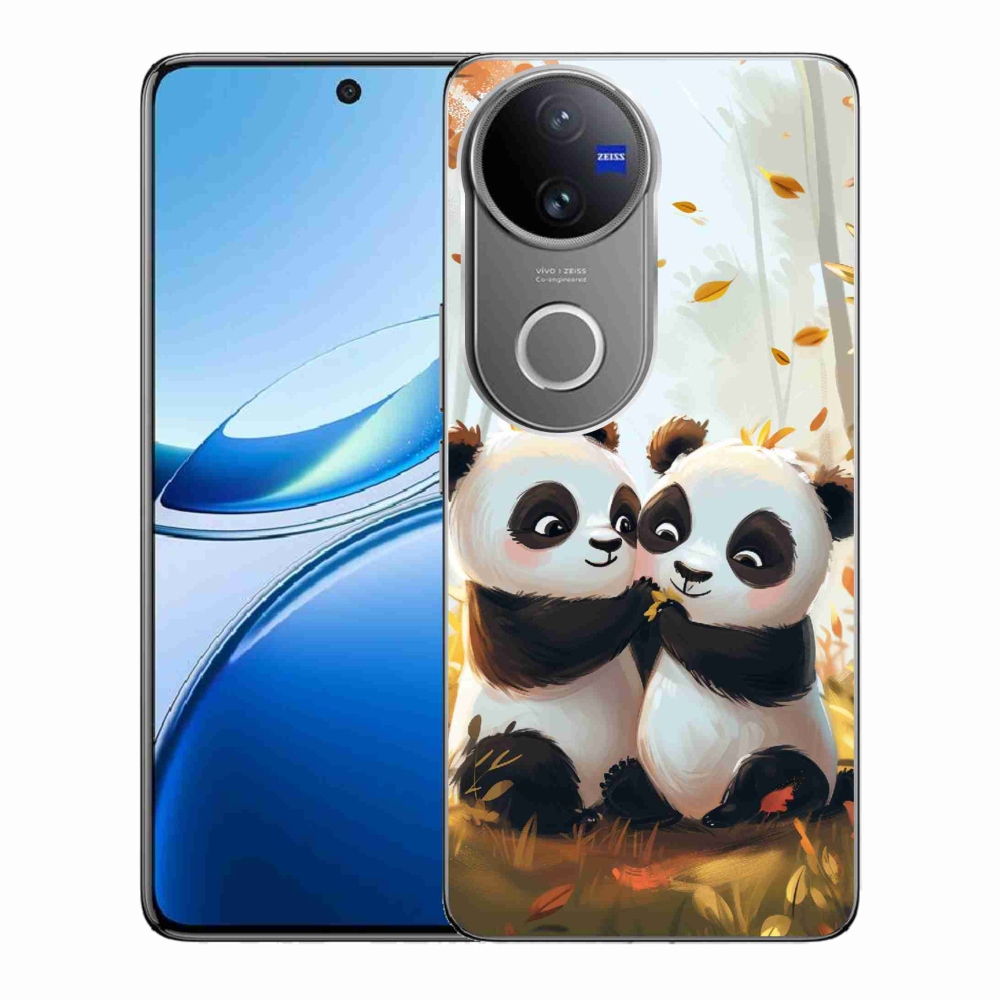 Zselés borítás mmCase a Vivo V50 5G készülékhez - pandák