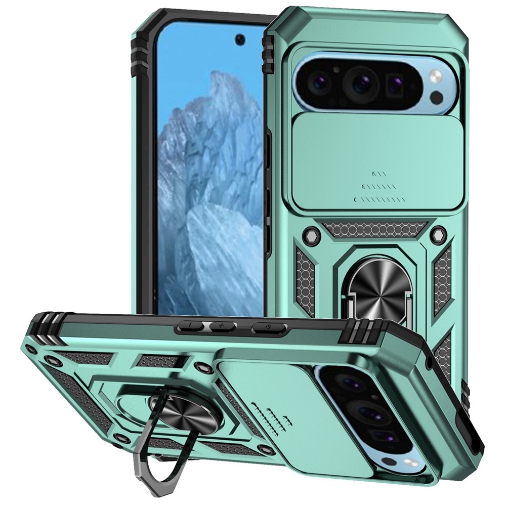 Csúszásálló borítás a Google Pixel 10 Pro/Pixel 10/9 Pro/9 készülékhez - zöld színű