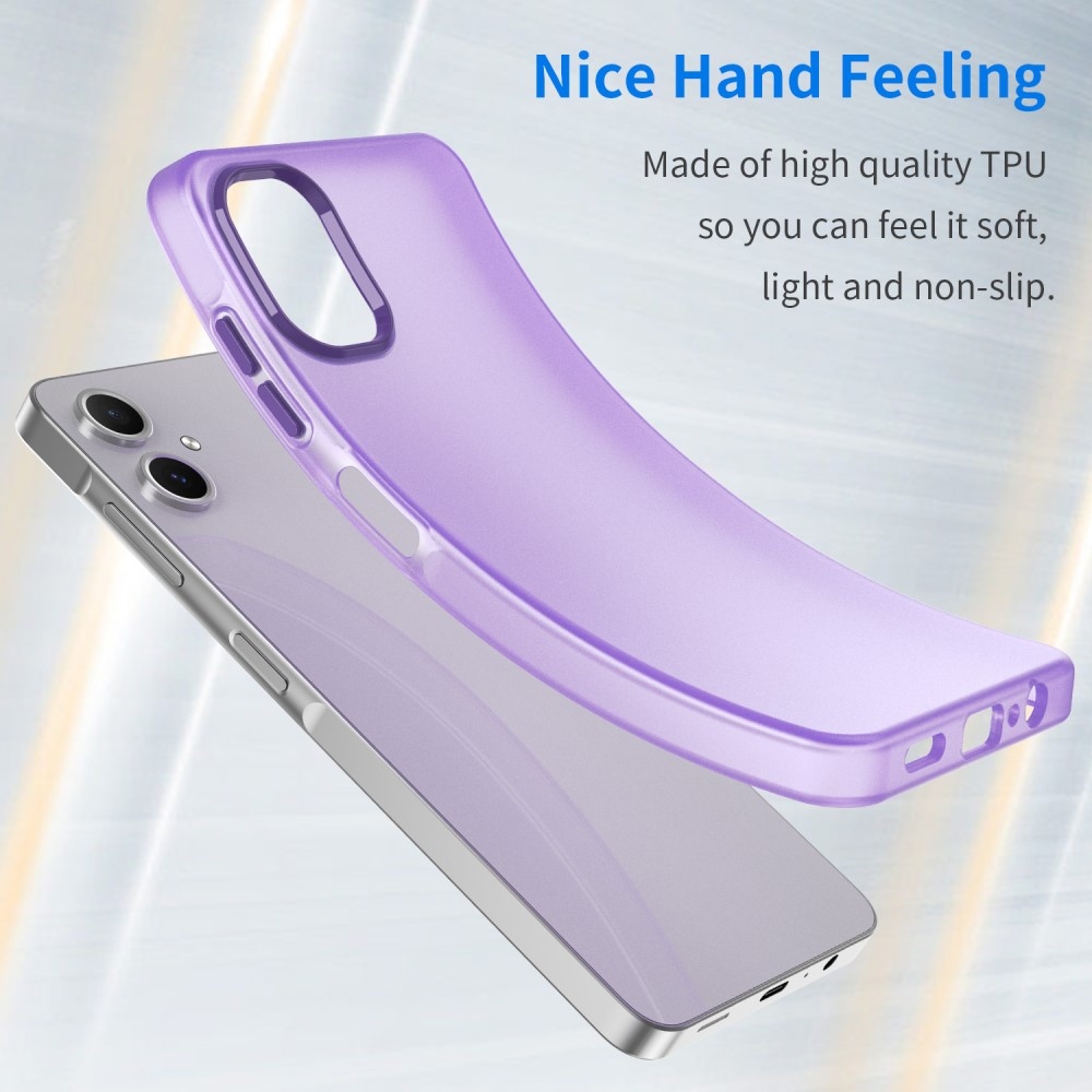 Candys matt zselés tok Samsung Galaxy A06 4G - lila