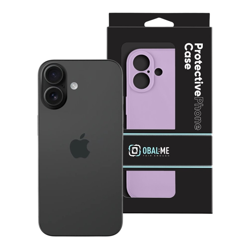 COVER:ME matt TPU borító Apple iPhone 17 lila iPhone 17-hez