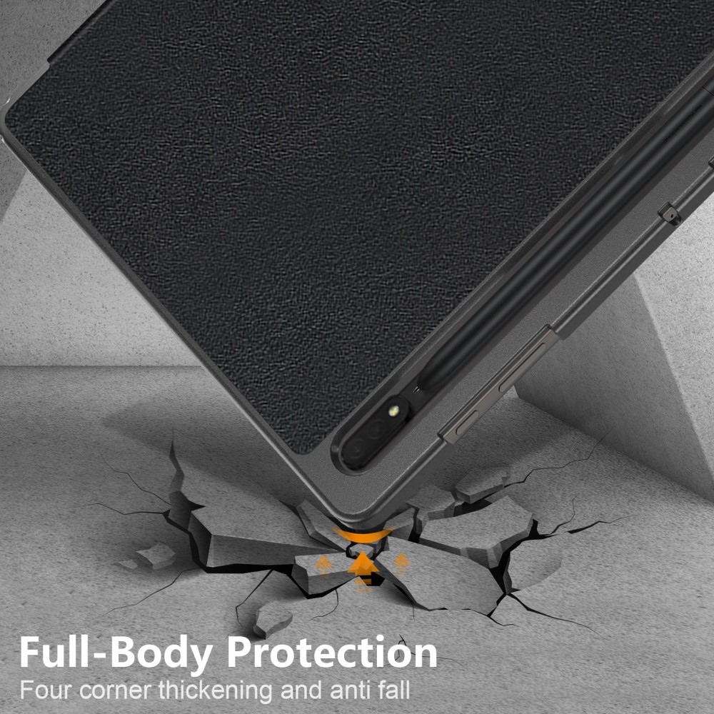 Ügyes záró tok Samsung Galaxy Tab S9 Ultra/Tab S10 Ultra - fekete