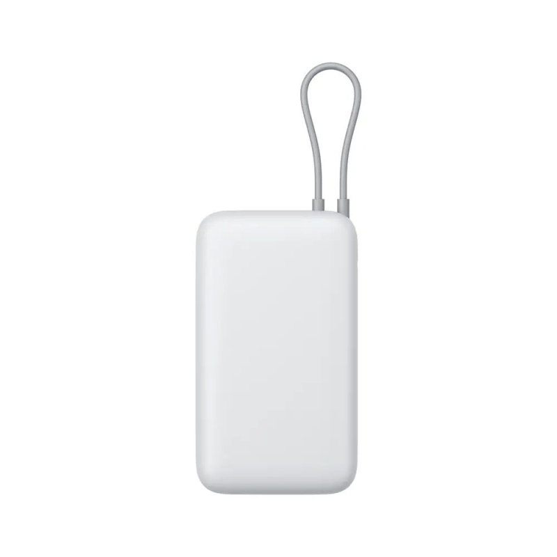 Xiaomi Powerbank 22.5W 20000mAh integrált USB-C kábellel Világosszürke