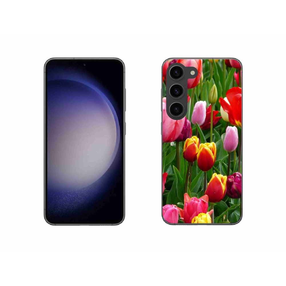Zselés borítás mmCase Samsung Galaxy S23 5G - tulipánok