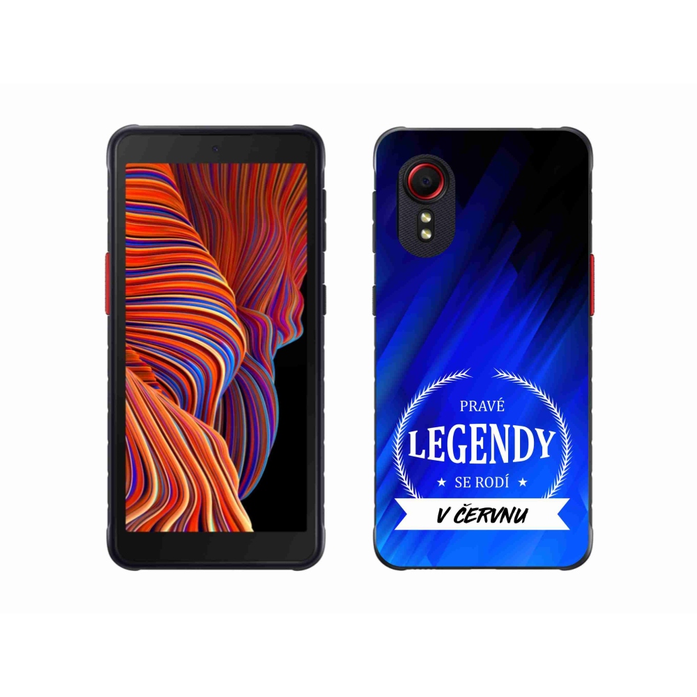 Gél borító mmCase Samsung Galaxy Xcover 5 - Június legendái kék háttérrel