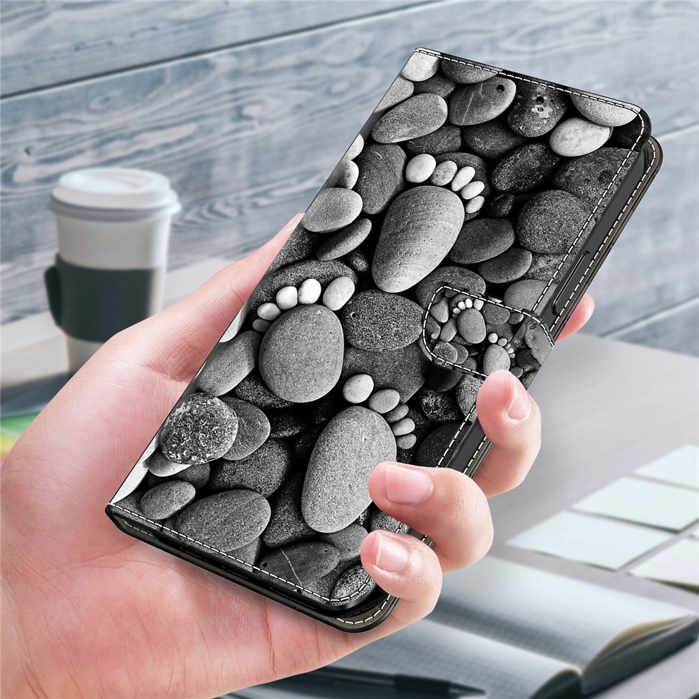 Határozottan könyv tok Samsung Galaxy A17 5G/A26 5G - nyomok a kőből