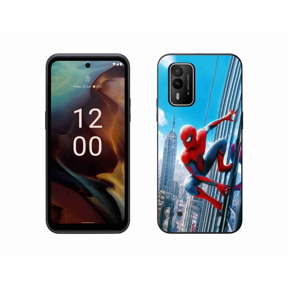 Zselés borítás mmCase a Nokia XR21 készülékhez - pókember