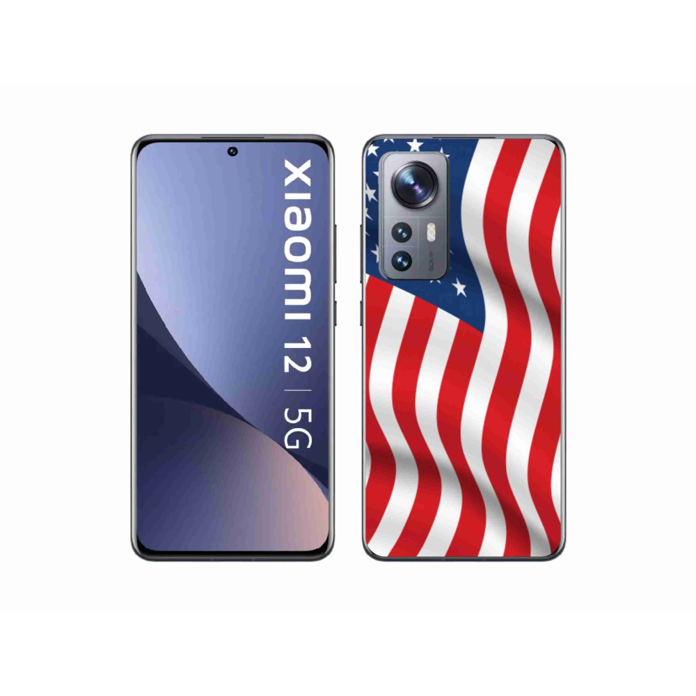Gél borítás mmCase a Xiaomi 12X-hez - USA zászló