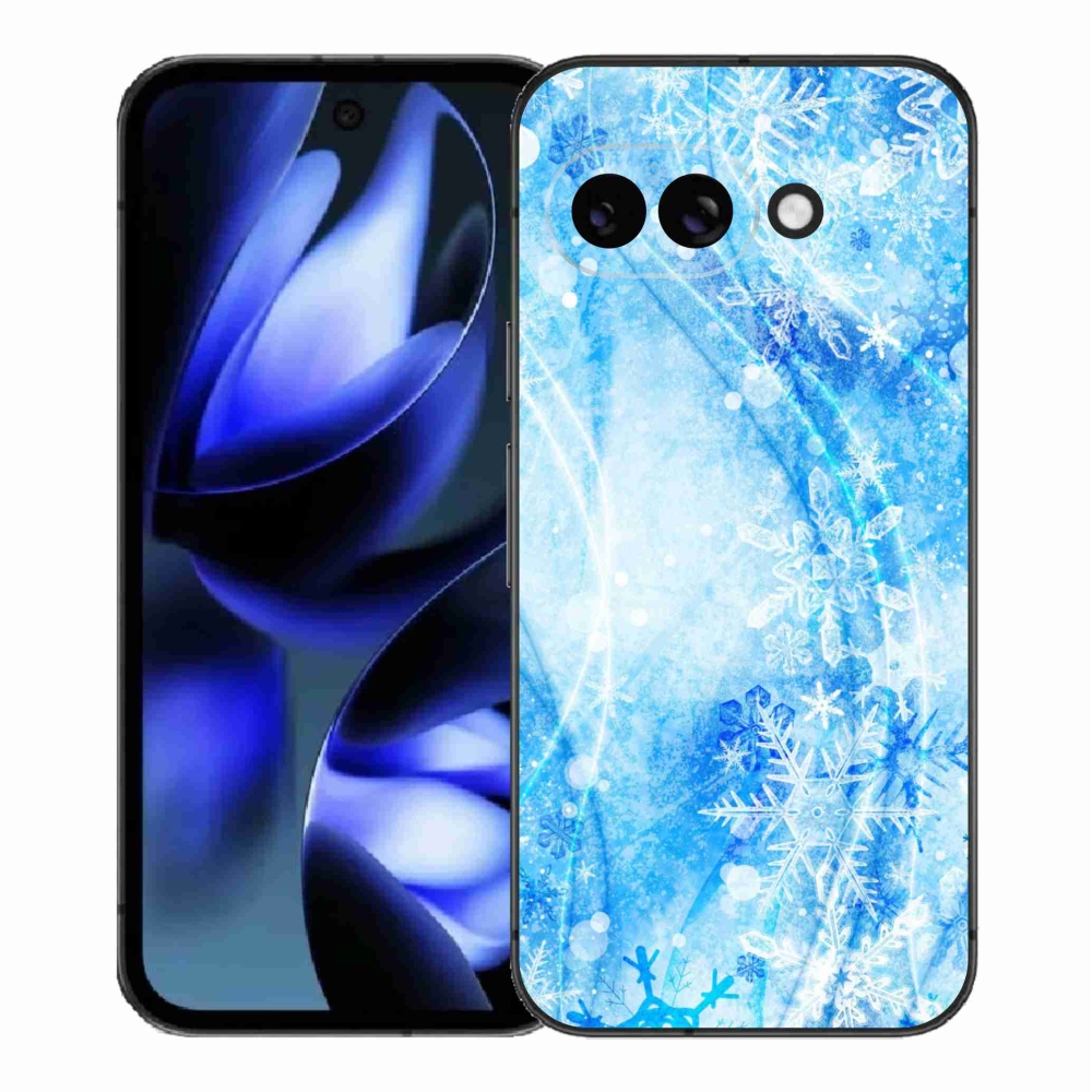 Gél borítás mmCase a Google Pixel 9a készülékhez - hópelyhek