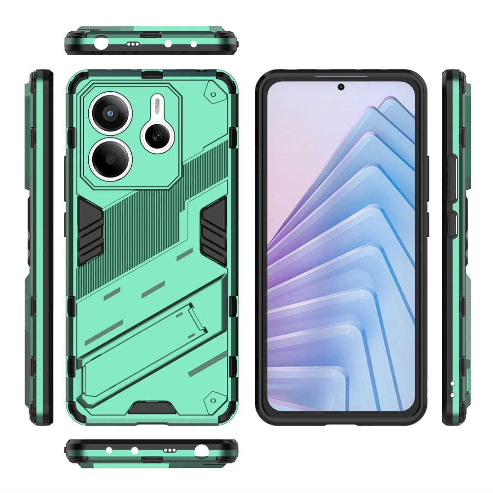 Tartós borító Xiaomi Redmi Note 14 5G - zöld színben