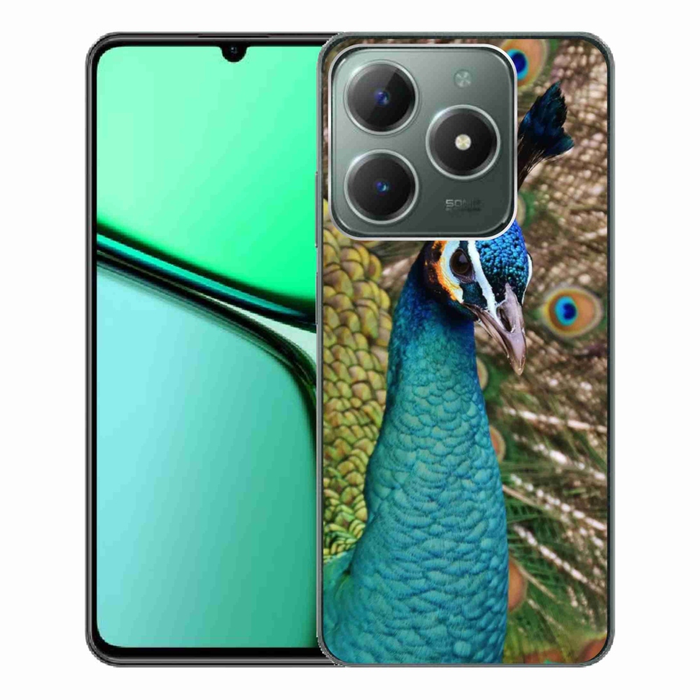 Zselés borító mmCase a Realme C61 készülékhez - páva
